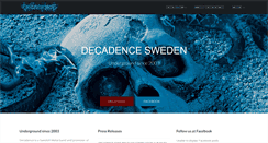 Desktop Screenshot of decadence.se